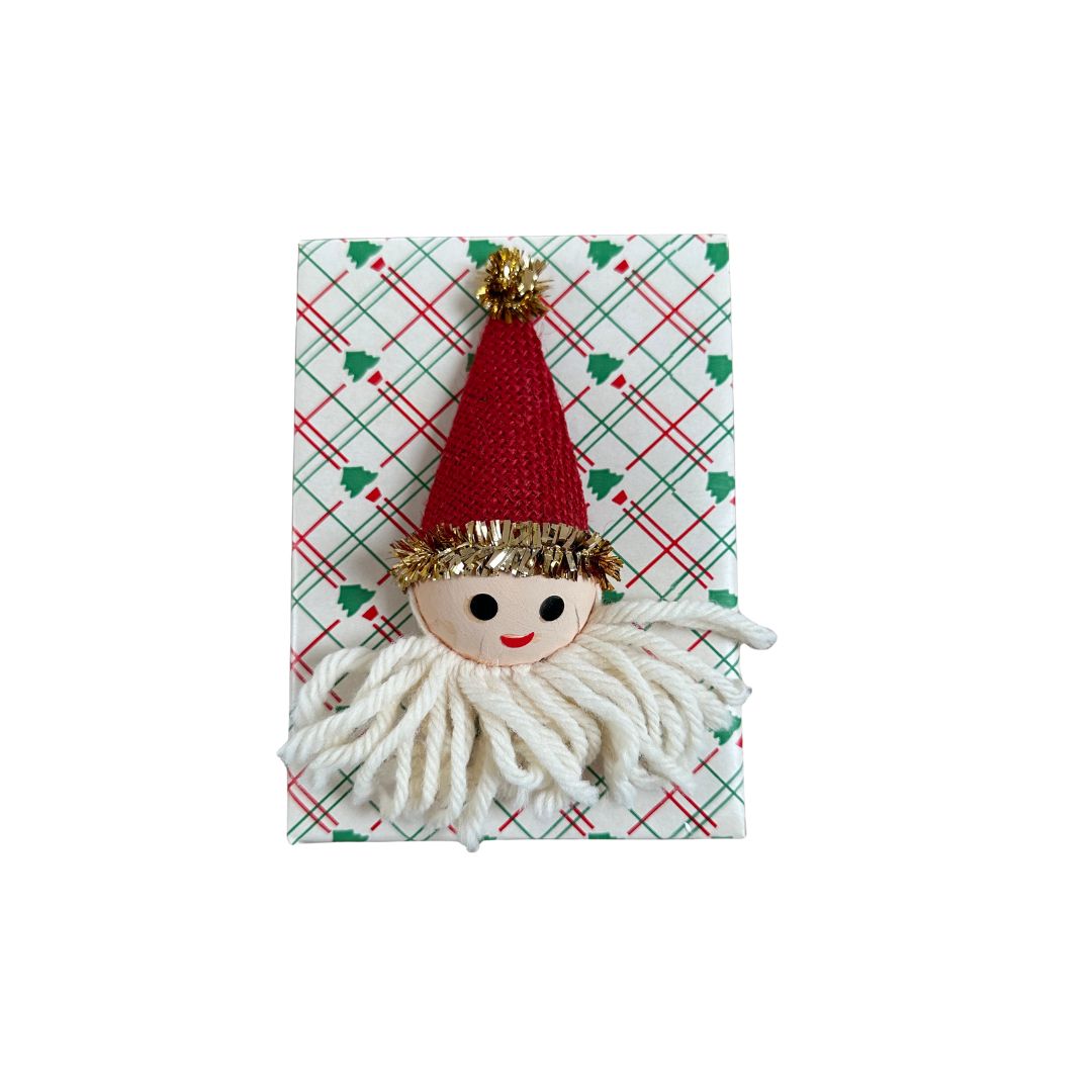 Christmas Tree Plaid Pattern Vintage Paper